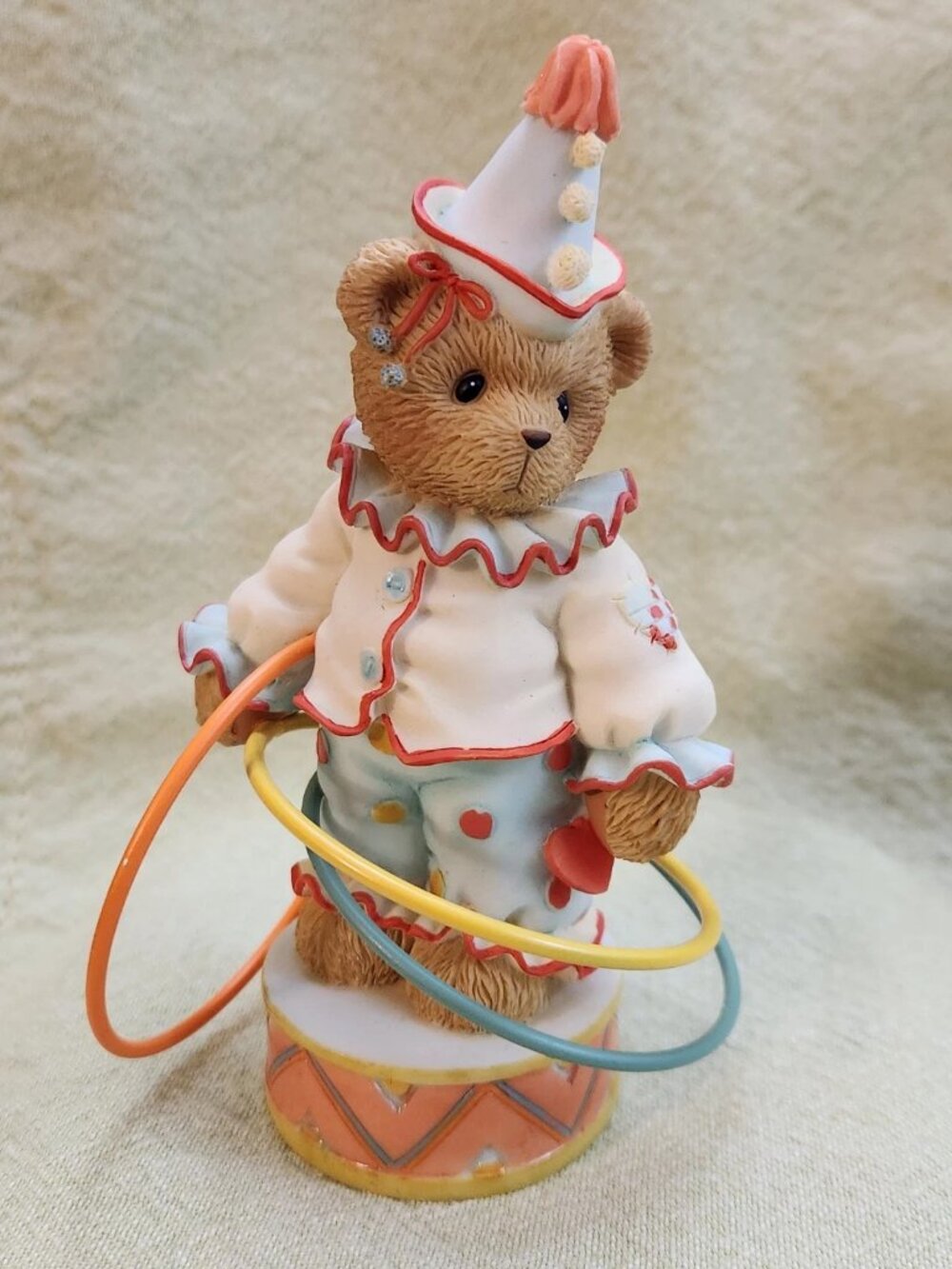 Cherished Teddies Lyndon I'd Jump Through Hoops For You Circus Clown